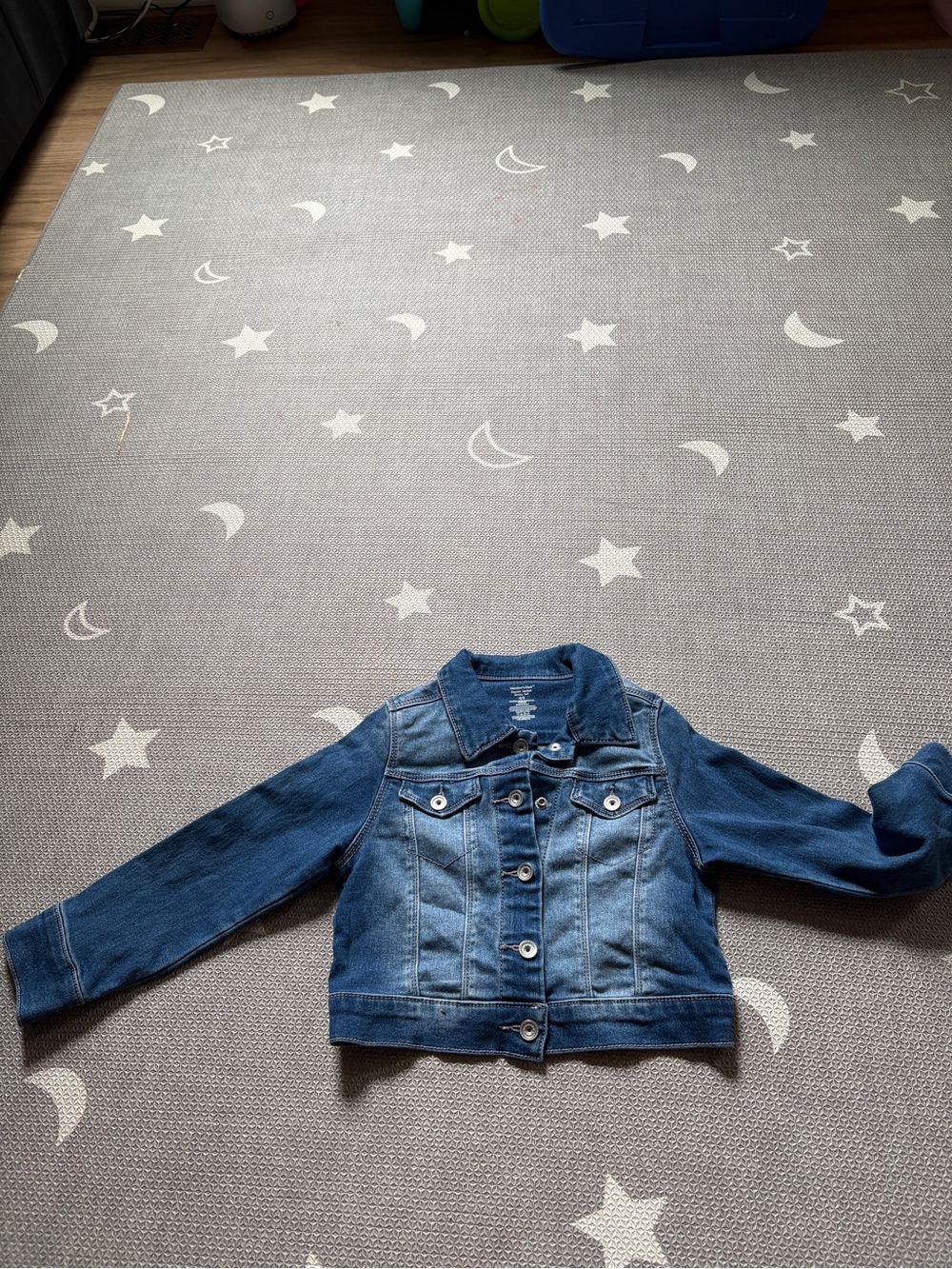 Kids Classic Blue Denim Jacket - Casual Trucker Style